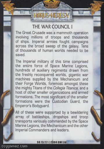 The War Council I